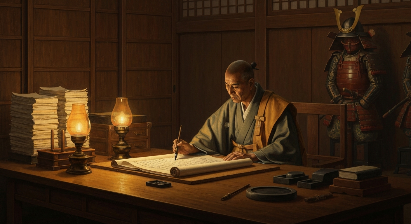 에도 막부의 법은 그의 머리에서 나왔다