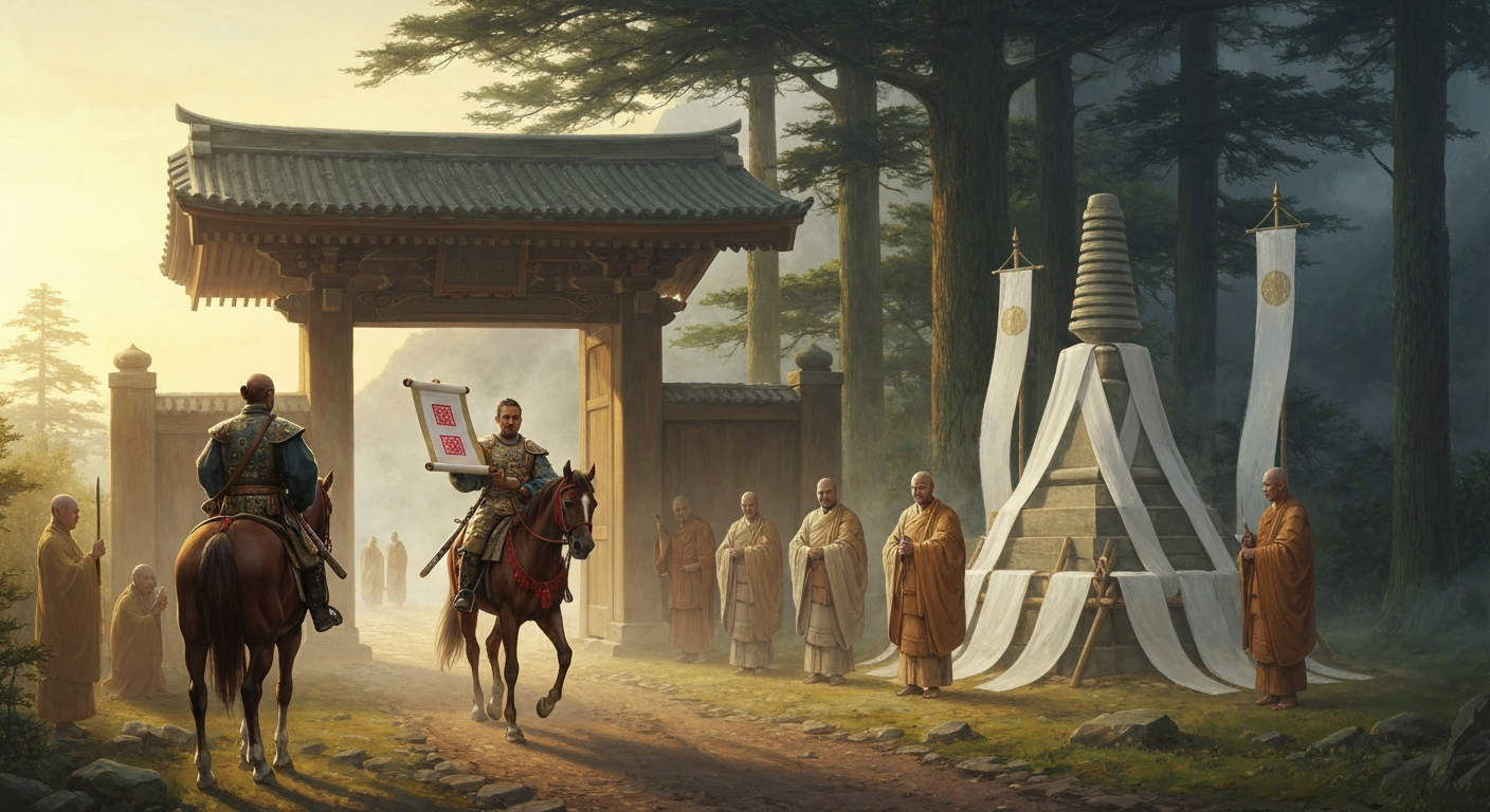 사이초가 평생 기다린 칙서는 그의 장례 7일 뒤 도착했다