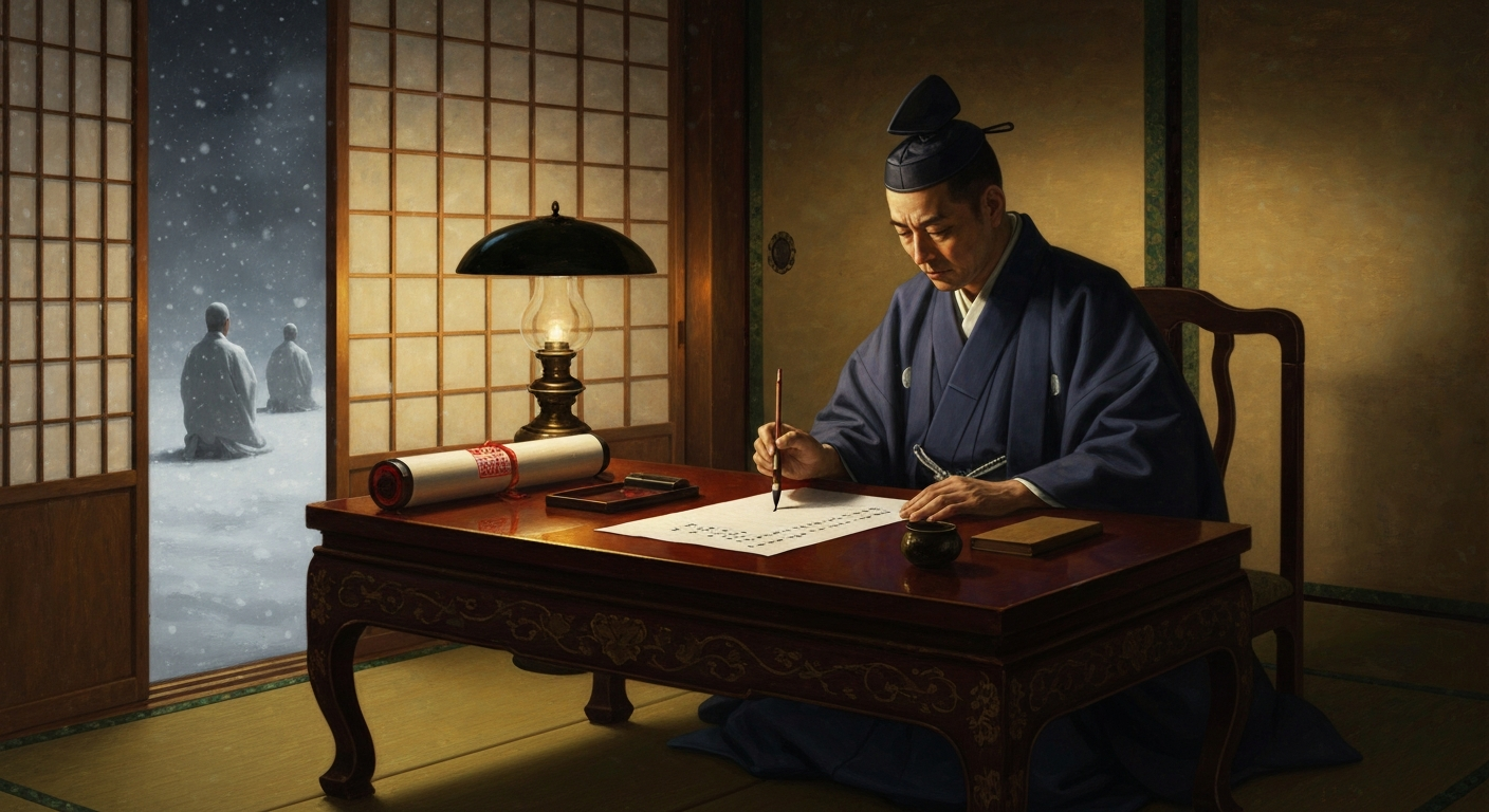 오규 소라이는 충신장 47인의 할복을 명한 사람이었다