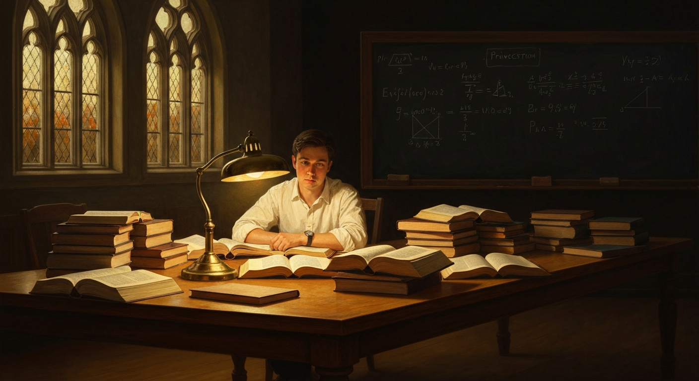 위튼은 학부 물리 수업도 없이 프린스턴 대학원에 들어갔다