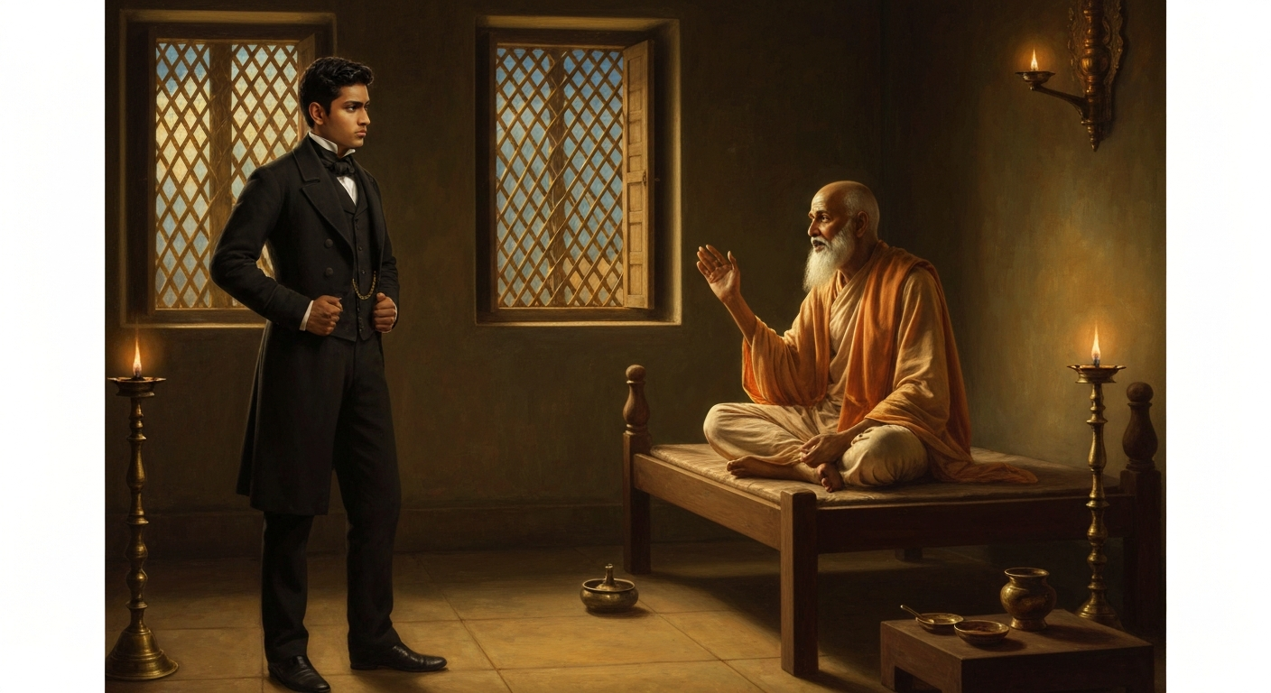 나렌드라나트는 스승에게 신을 보았냐고 따졌다