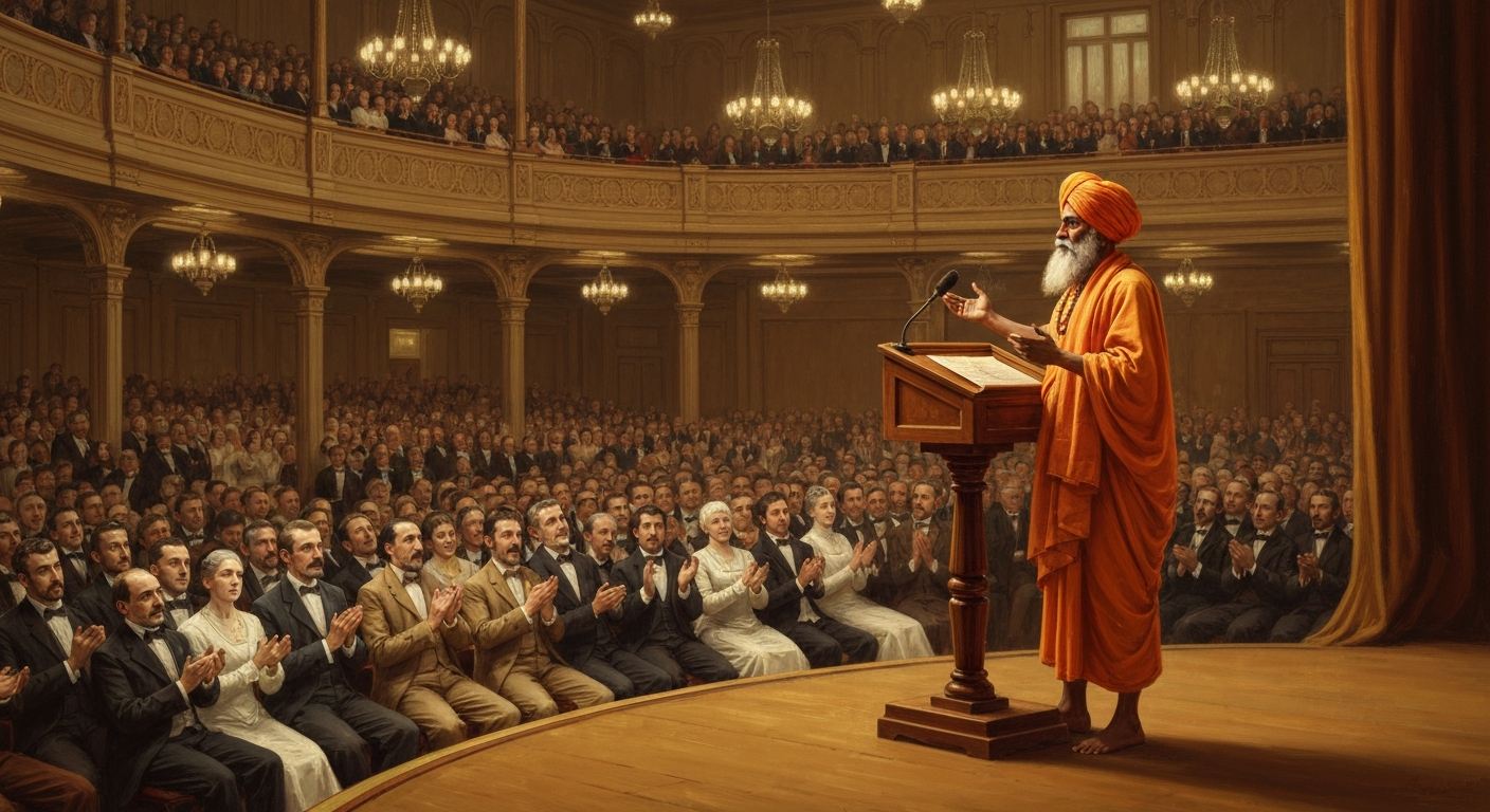 비베카난다는 시카고 입장권조차 없는 무명이었다