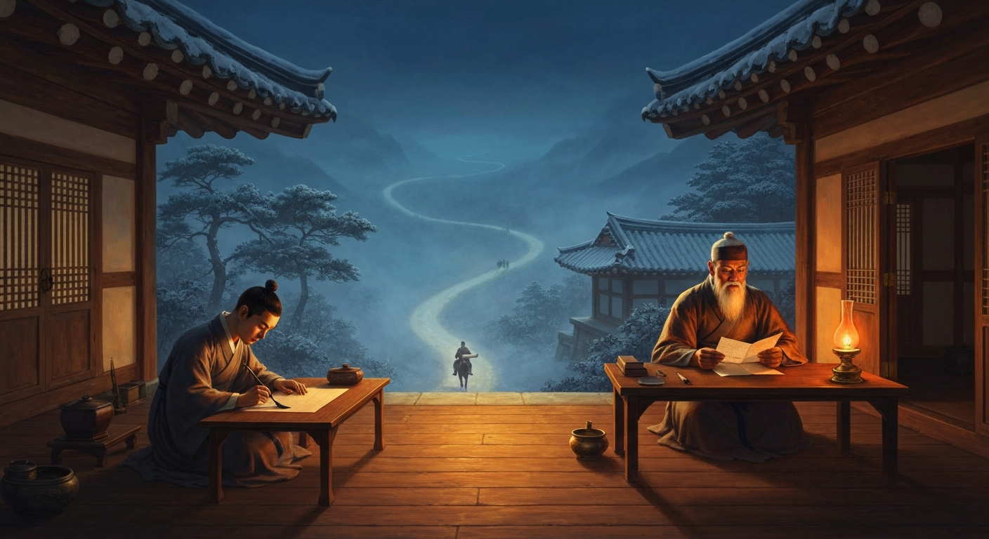 이이는 35살 위인 이황과 8년간 편지로 논쟁했다