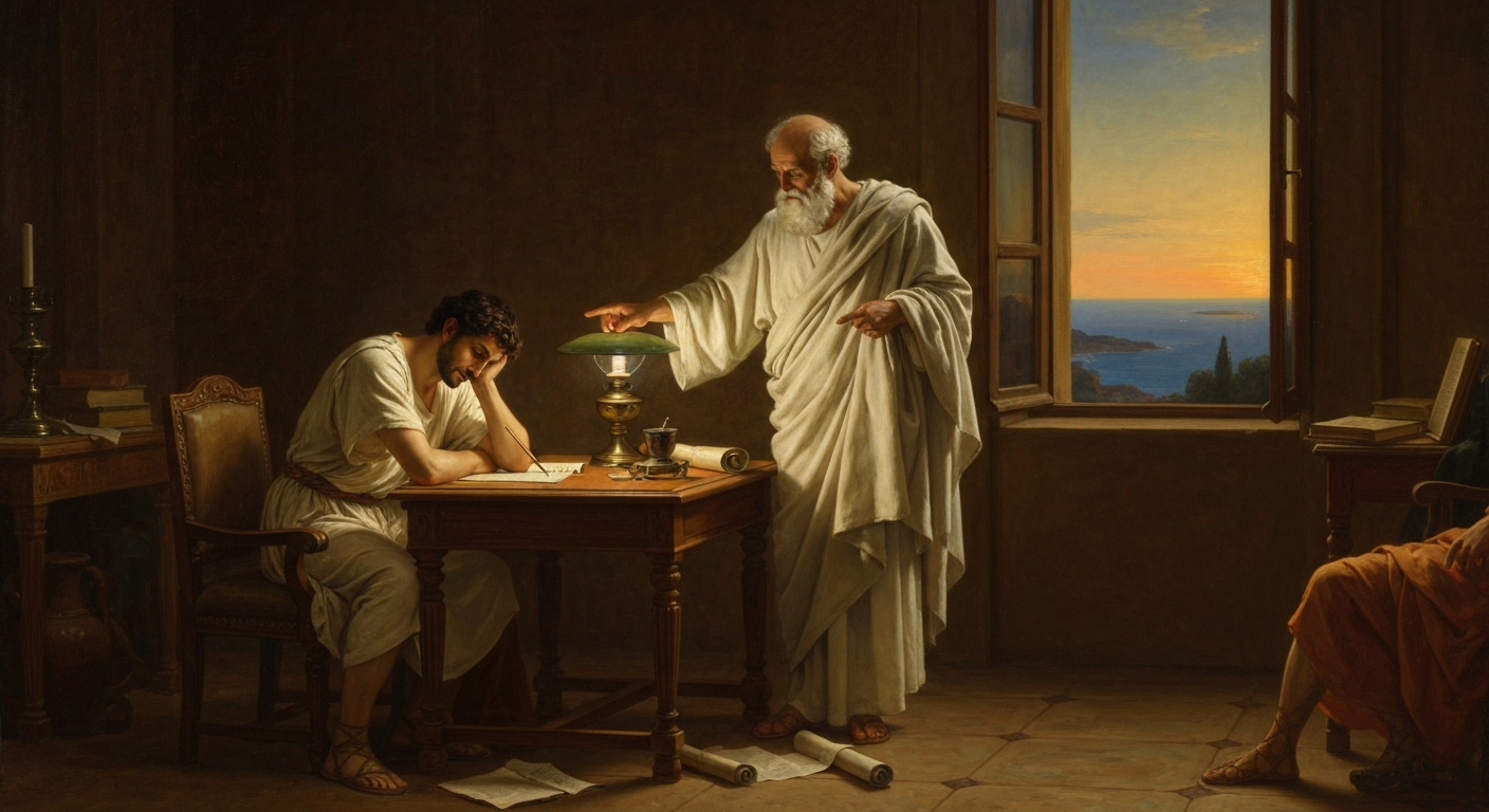 포르피리오스는 30대에 자살하려 했다