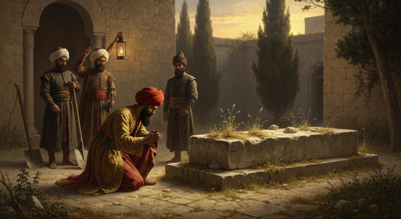 이븐 아라비의 무덤은 300년 후 술탄이 발견했다