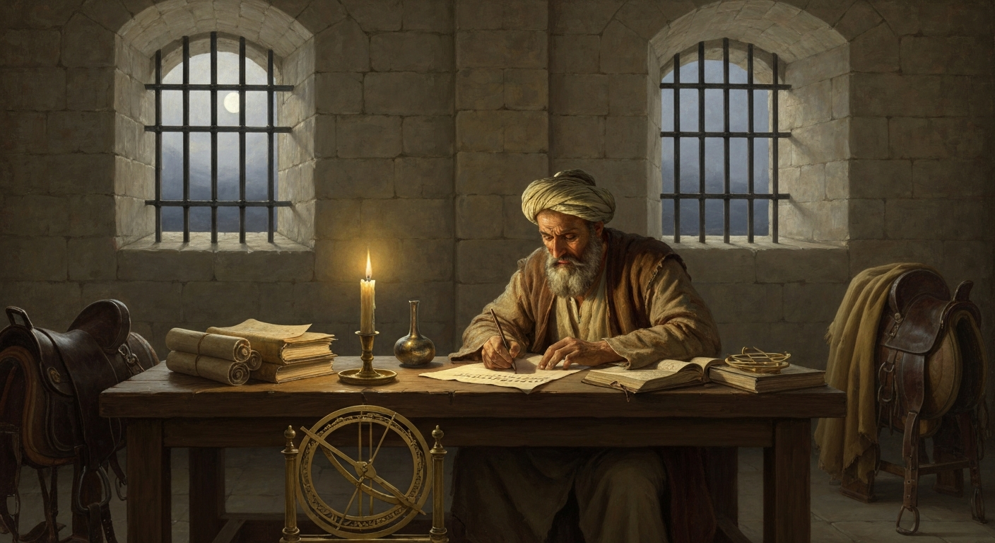 이븐 시나는 감옥에 갇혀서도 책을 썼다