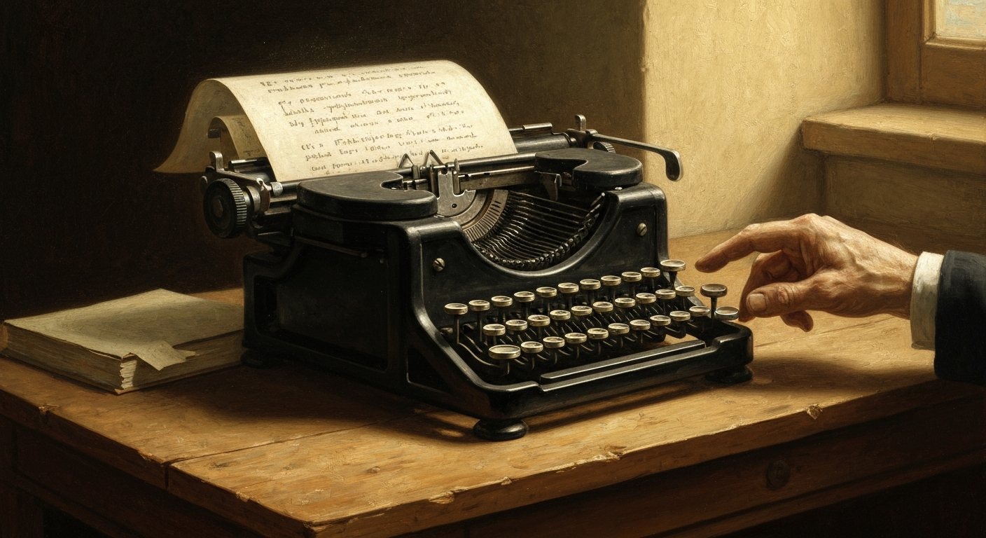 콰인의 타자기에는 70년 동안 물음표가 없었다