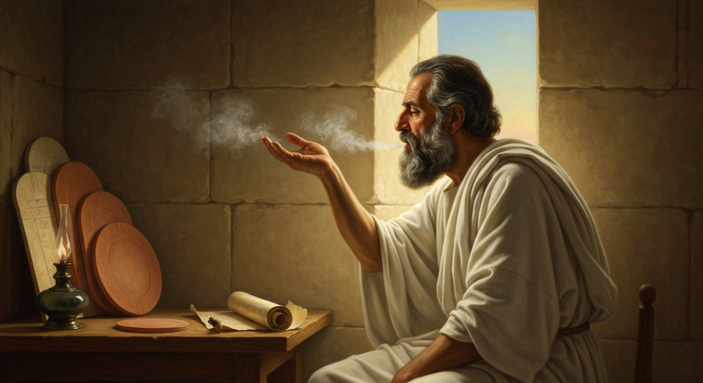 아낙시메네스는 손등에 분 입김으로 첫 실험을 했다