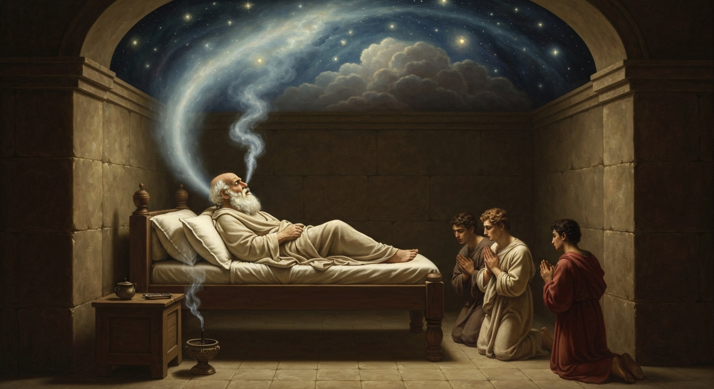 아낙시메네스는 영혼과 우주가 같은 숨이라 봤다