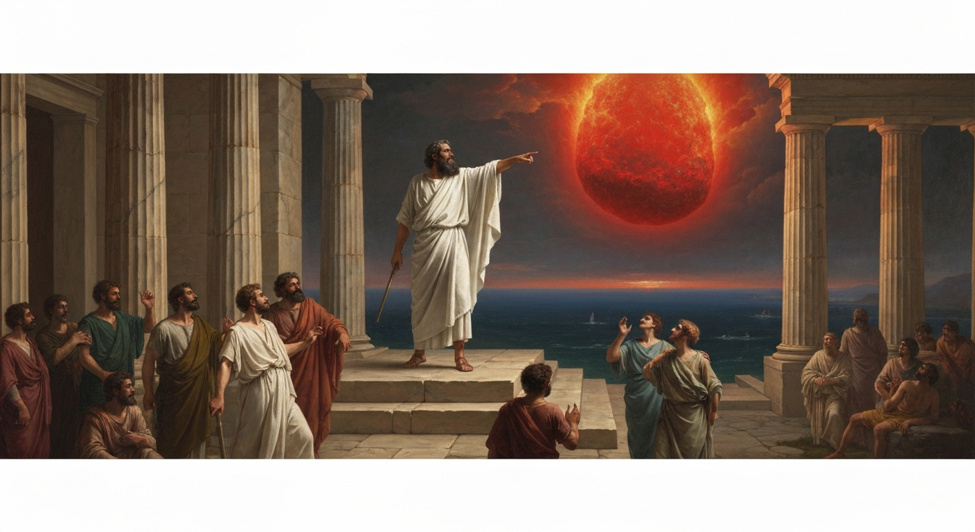 아낙사고라스는 태양이 펠로폰네소스보다 큰 돌이라 했다