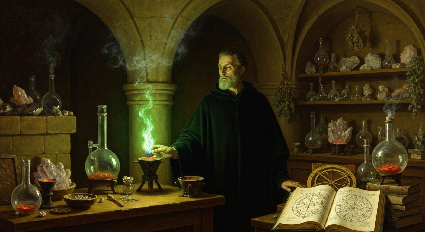 알베르투스는 살아생전 마법사로 의심받은 신학자였다