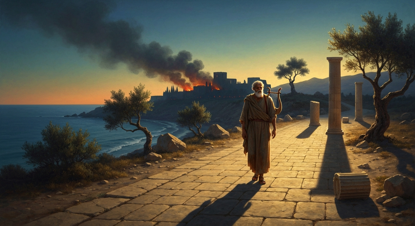 크세노파네스는 25살에 고향을 잃고 67년을 떠돌았다