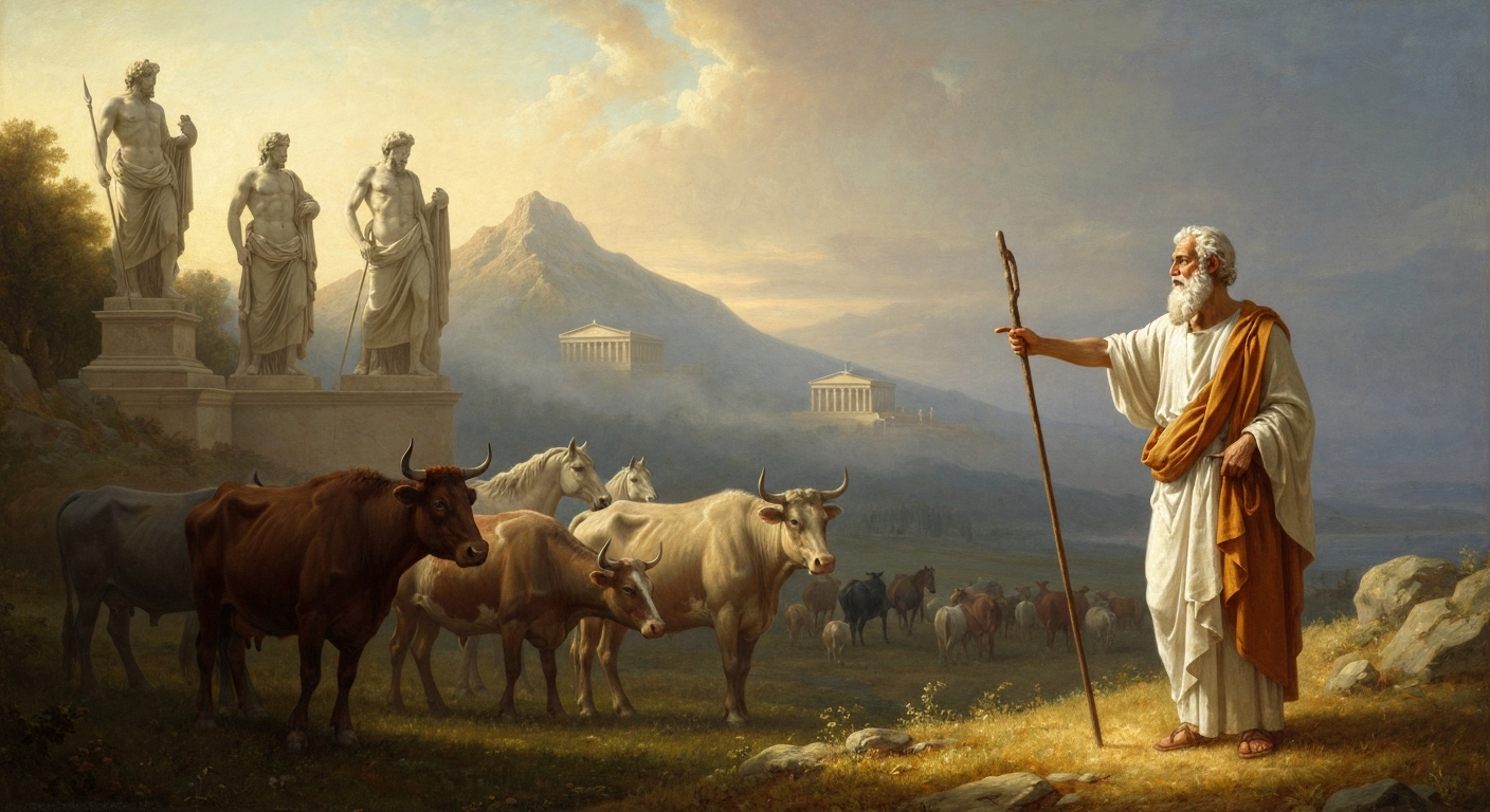 크세노파네스는 신을 만든 게 인간이라고 2500년 전에 말했다