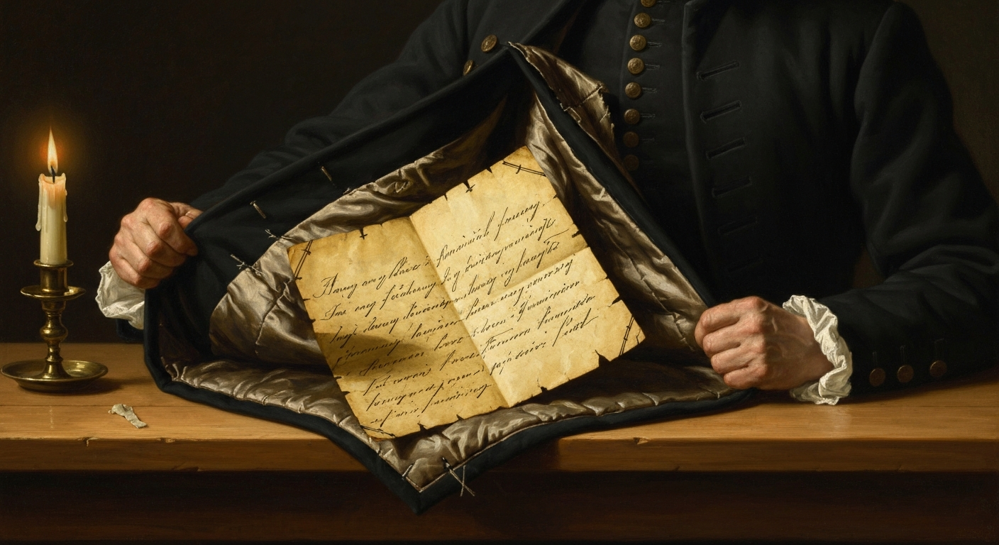 파스칼은 죽을 때까지 외투 안감에 종이 한 장을 꿰매고 다녔다