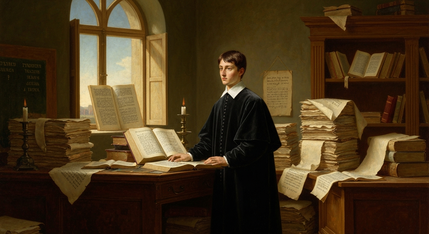 미란돌라는 23살에 유럽 학자 전부에게 도전장을 보냈다