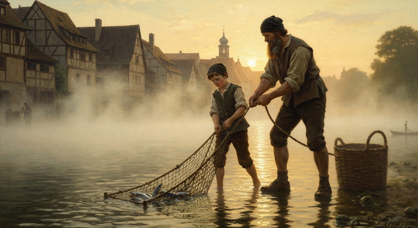 쿠자누스는 모젤강 어부의 아들이었다