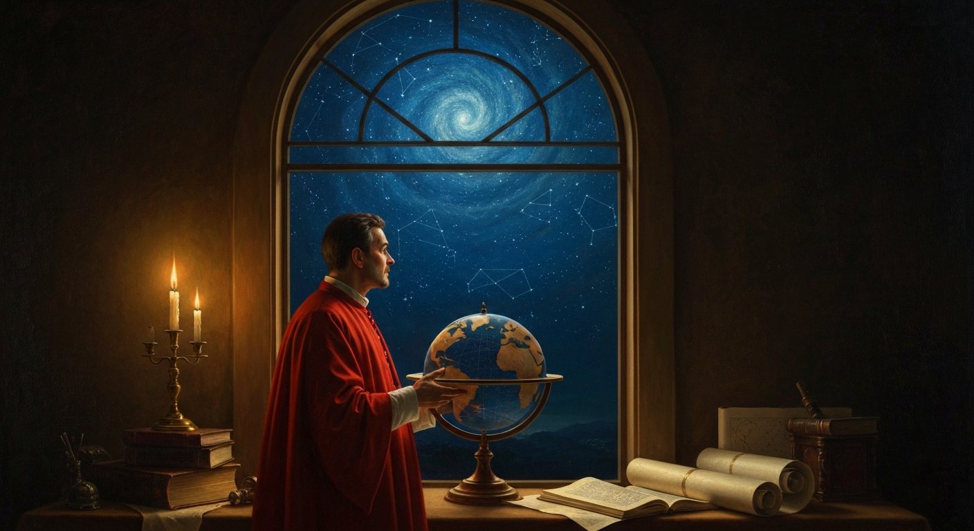 쿠자누스는 코페르니쿠스보다 100년 앞서 지구를 중심에서 끌어내렸다