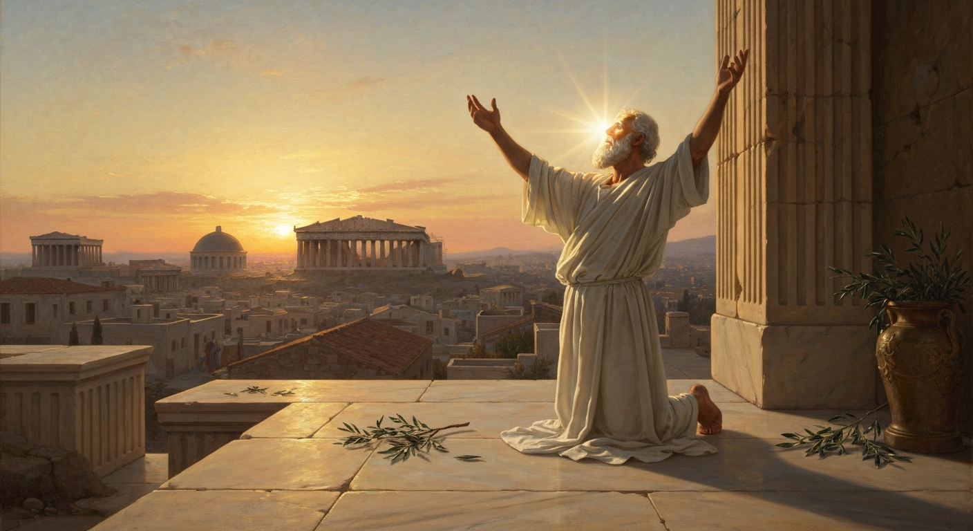 프로클로스는 하루 세 번 태양에 절한 이교도였다