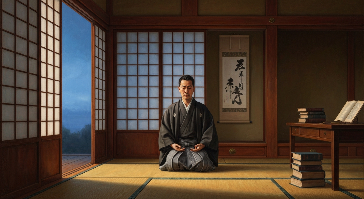 니시다 기타로는 철학 교수이면서 매일 좌선했다