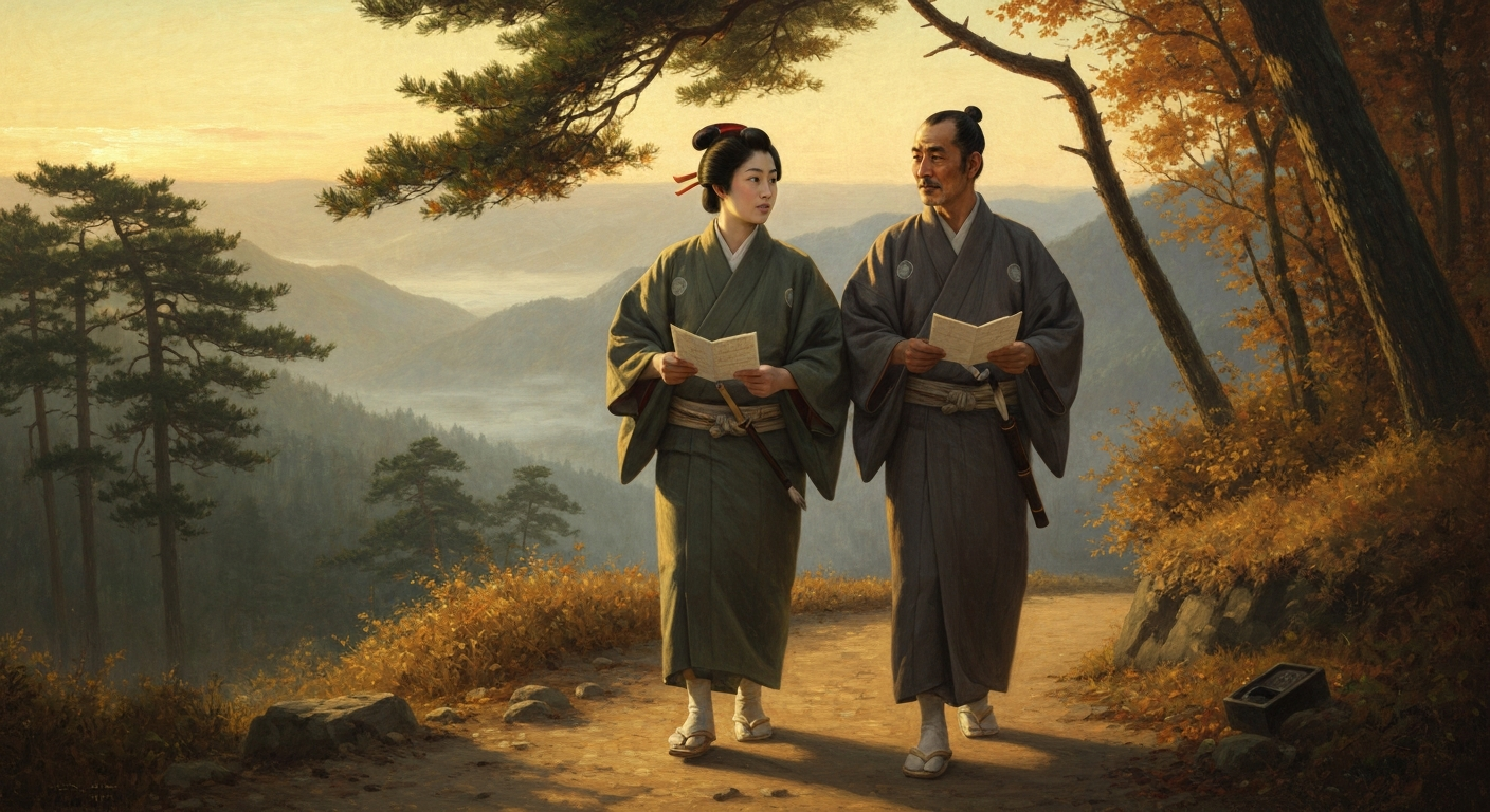 가이바라 에키켄은 22살 어린 아내 도켄과 평생 같은 책을 읽었다