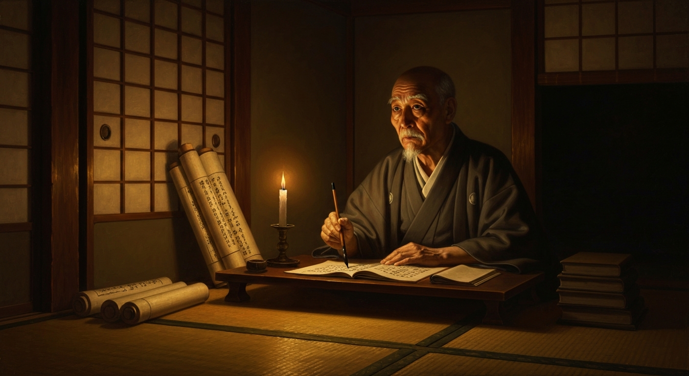 가이바라 에키켄은 평생 가르친 주자학을 죽기 직전에 부정했다