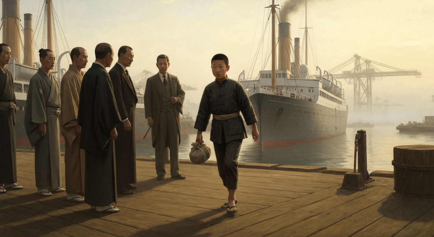 오청원은 14살에 짐 하나 들고 일본으로 건너갔다