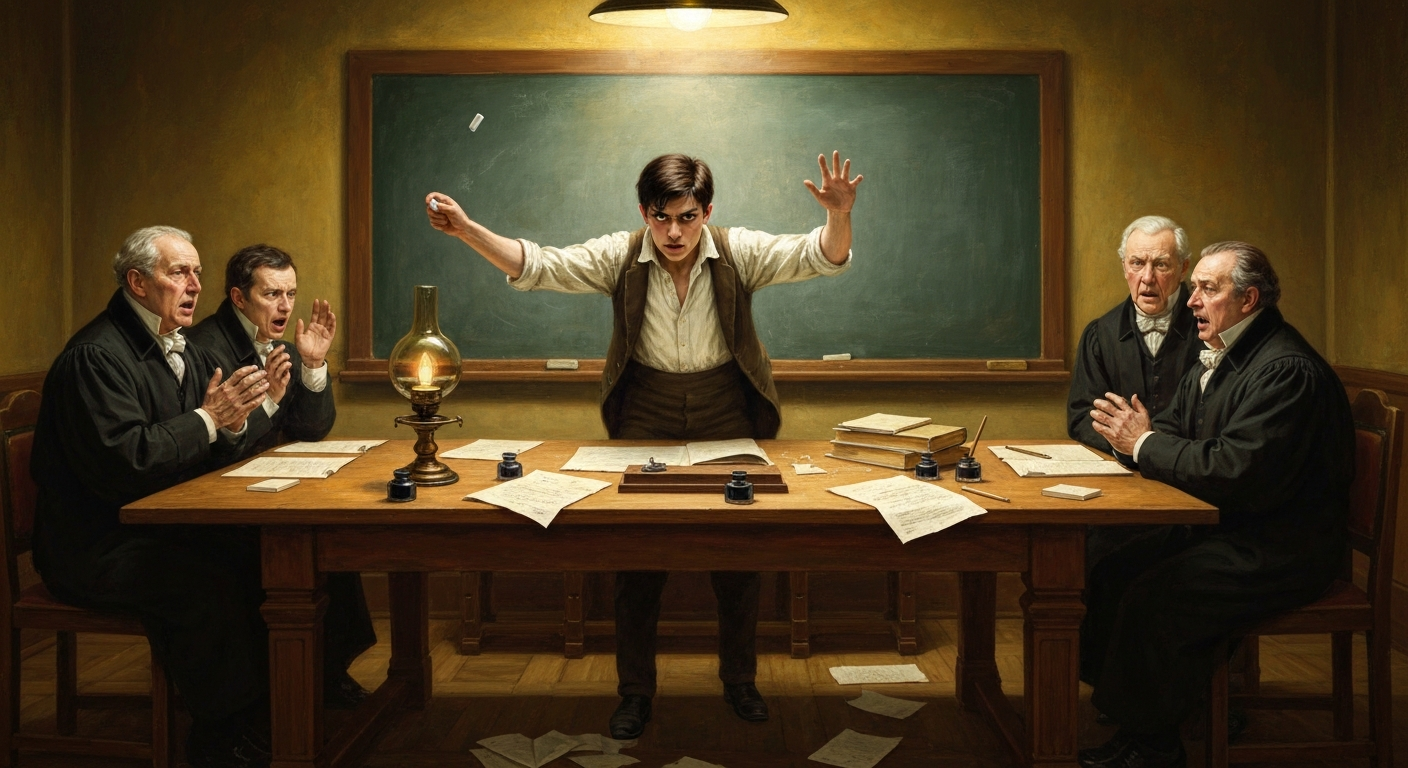 갈루아는 에콜 폴리테크니크에 두 번 떨어졌다