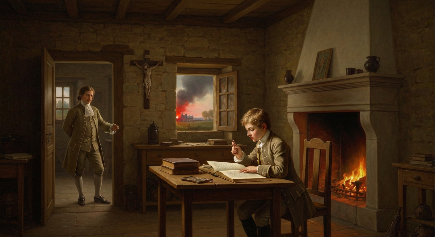 코시는 공포정치 속에서 자란 왕당파였다