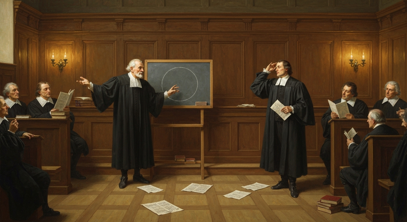 리바이어던 저자 홉스가 원적 문제를 풀었다고 선언했다