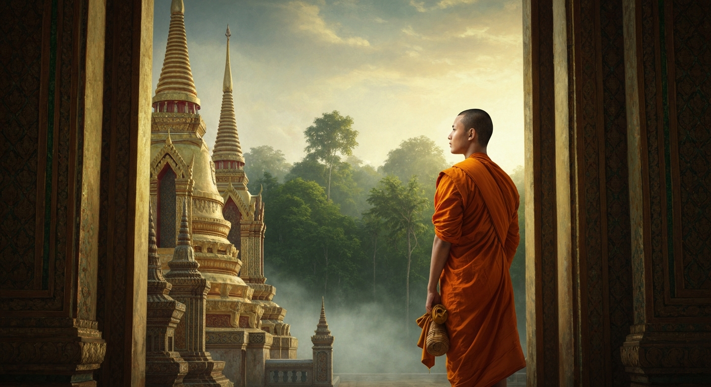 붓다다사는 27살에 방콕 사원을 박차고 나왔다