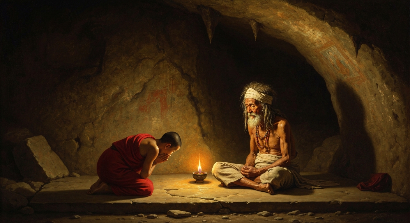 감포파는 밀라레파와 13개월만 머물고 후계자가 됐다