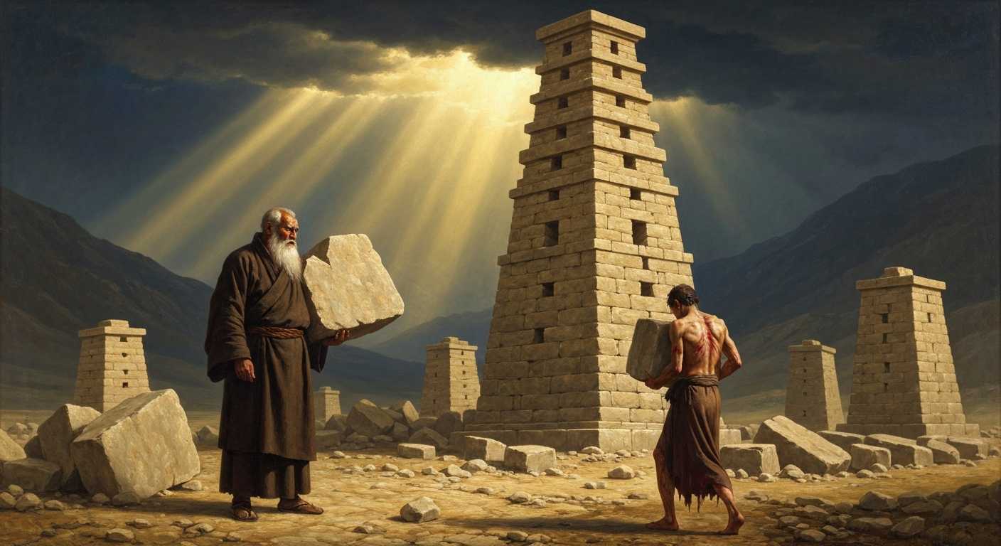 마르파는 제자 밀라레파에게 탑을 9번 짓고 부수게 했다