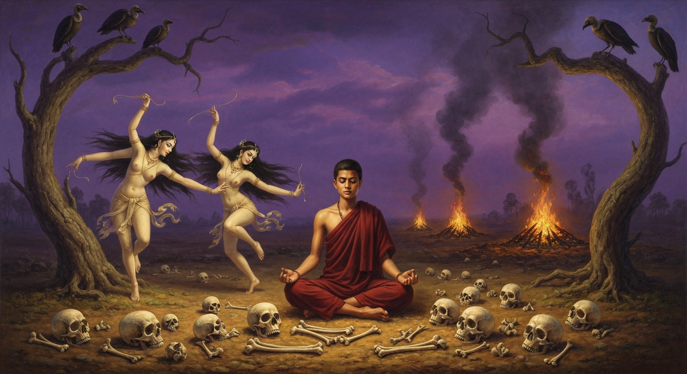 빠드마삼바바는 우디야나 왕자였지만 시체장에서 8년을 살았다