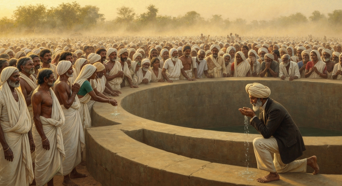 암베드카르는 달리트 1만 명과 마하드 저수지를 점령했다