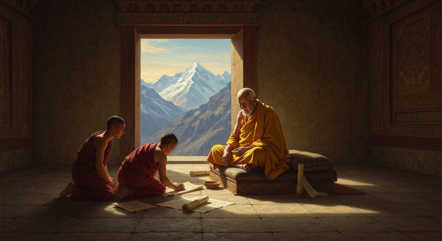 쫑카파의 두 수제자가 달라이라마와 판첸라마가 되었다