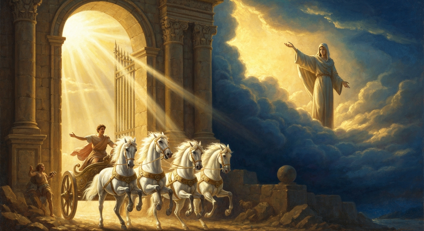 파르메니데스는 여신이 진리를 알려줬다고 적었다