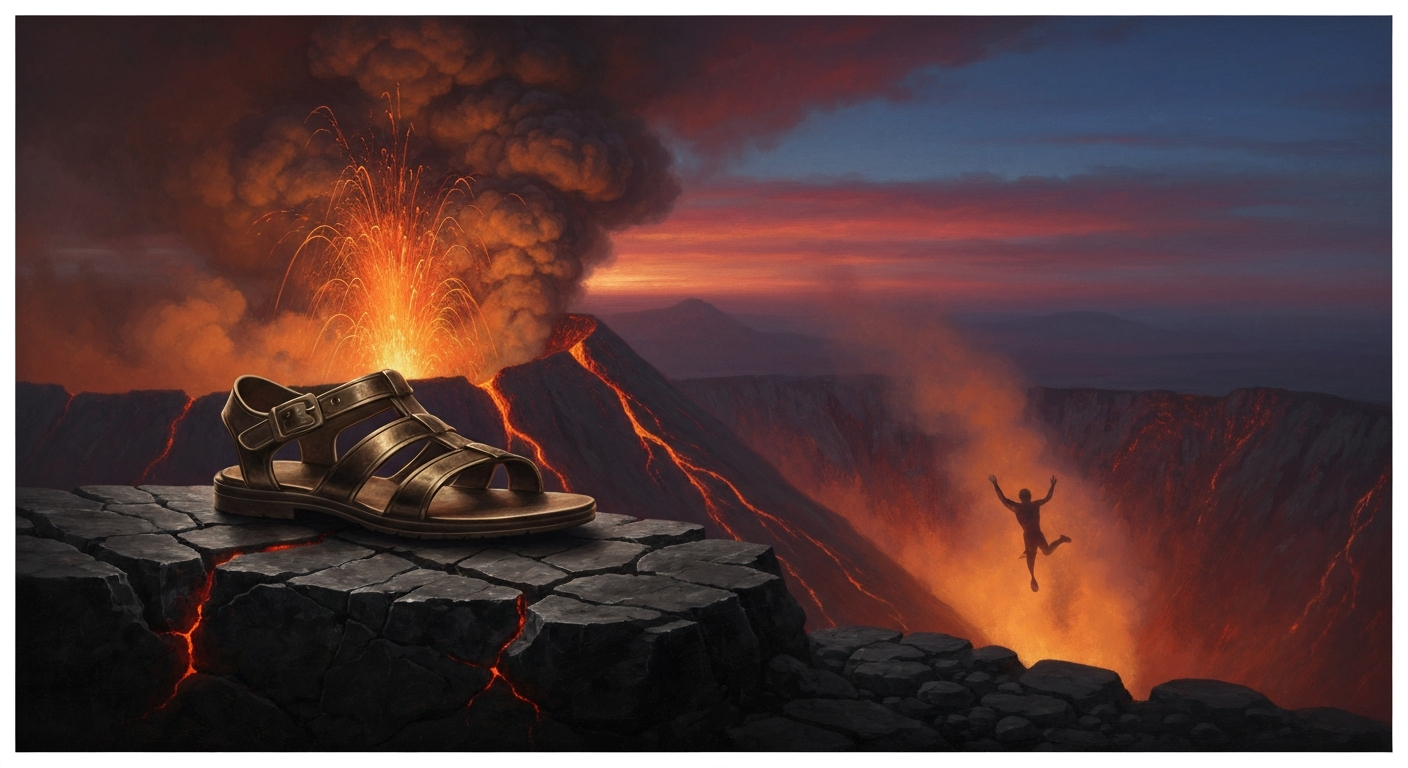 엠페도클레스는 신이 되려 화산에 뛰어들었다