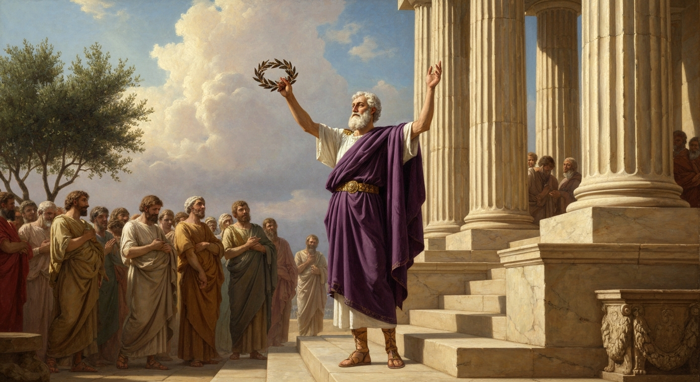 엠페도클레스는 자신을 불멸의 신이라 적었다