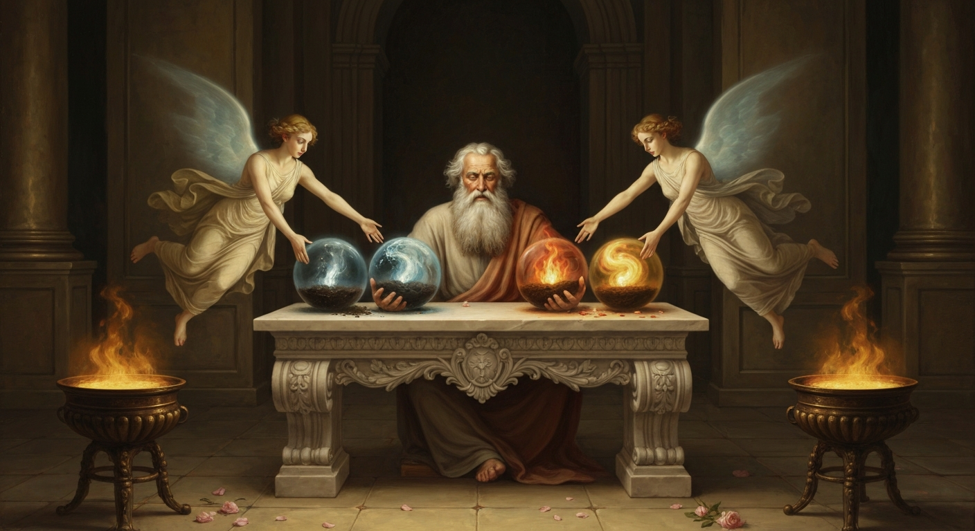 엠페도클레스는 만물을 네 뿌리로 나눴다