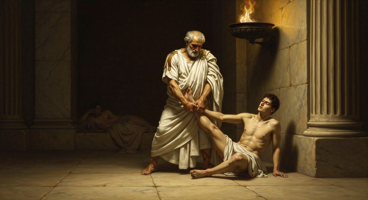 에픽테토스는 다리가 부러지는 순간 "내가 말했잖소"라고 답했다