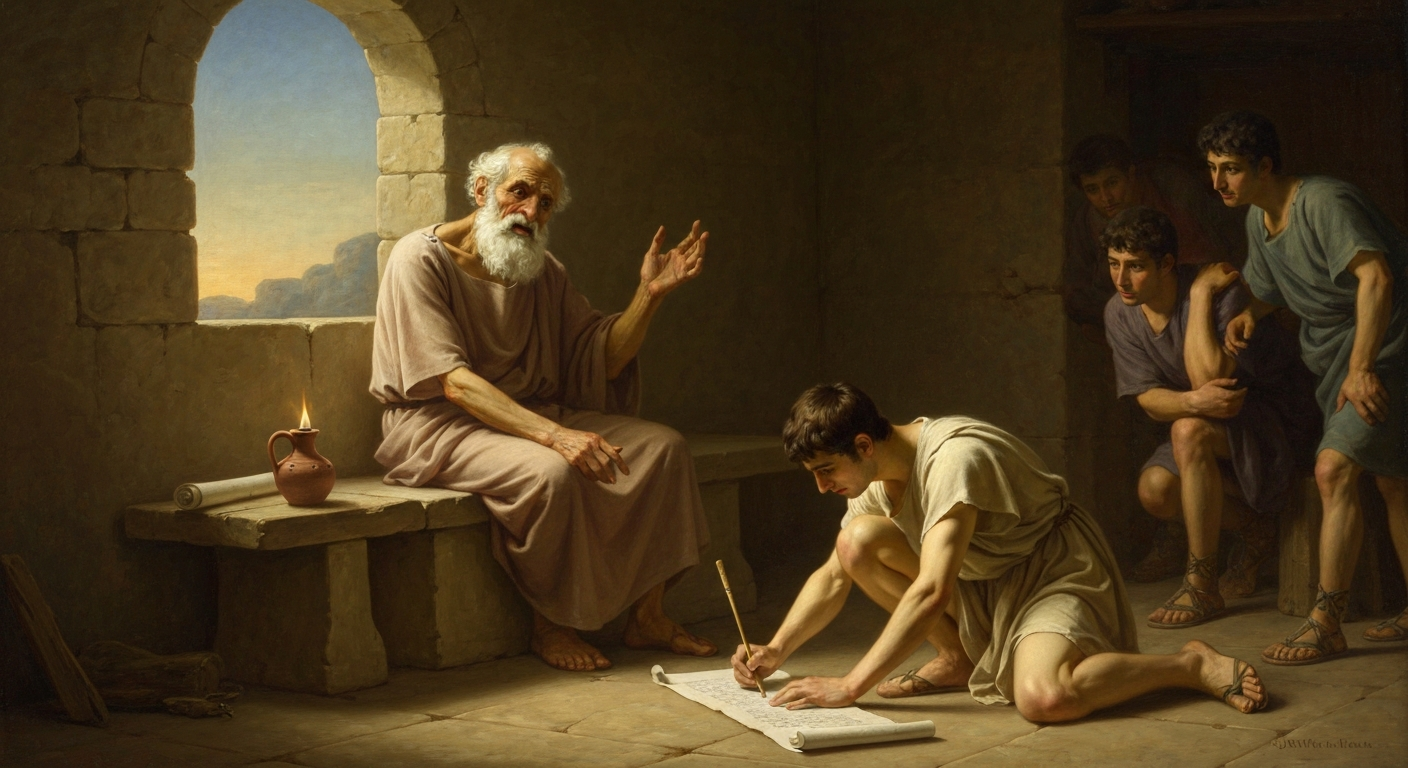 에픽테토스는 평생 단 한 줄도 직접 쓰지 않았다