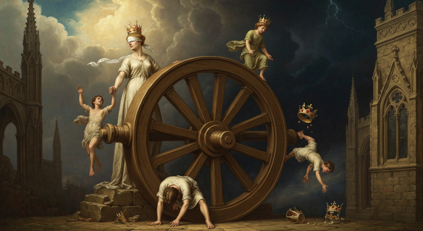 보에티우스가 그린 행운의 수레바퀴는 천 년의 인생관이 됐다