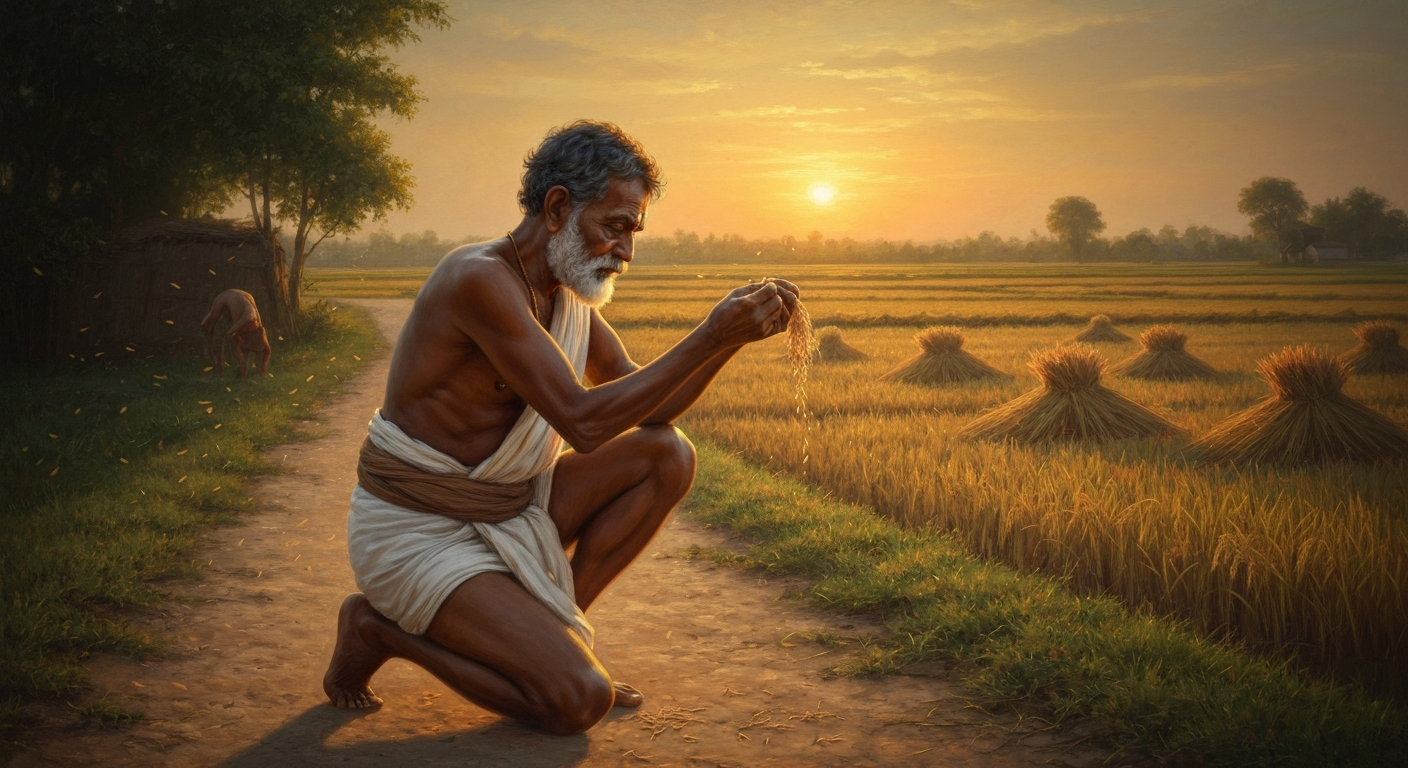 카나다는 길에 떨어진 곡식알만 주워 먹던 수행자였다