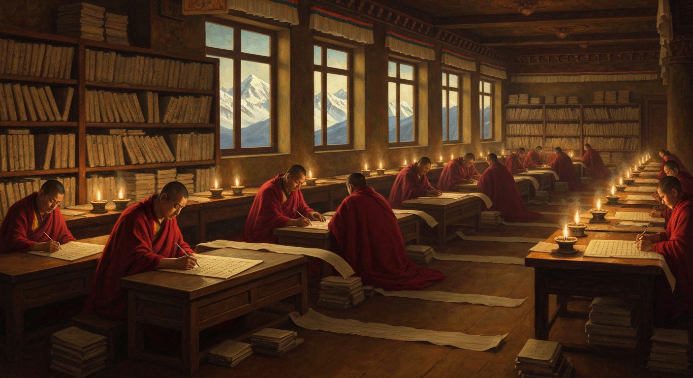 인도에서는 잊혔지만 티베트가 1300년간 그를 베껴 살렸다