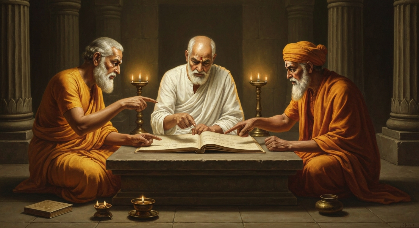 바다라야나의 같은 문장이 세 학파의 무기가 됐다