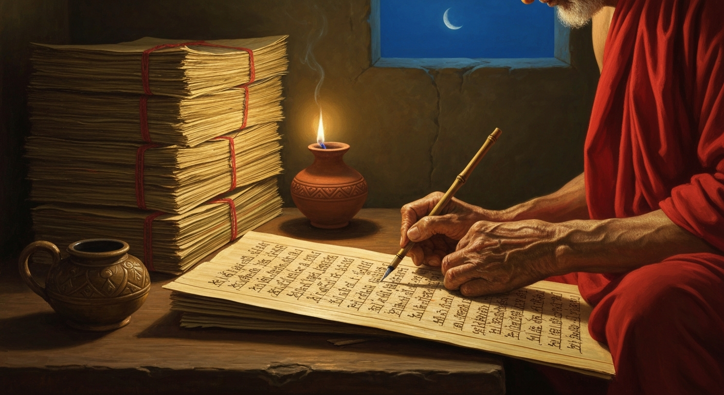 그의 책 입중론은 티베트 불교의 뼈대가 됐다