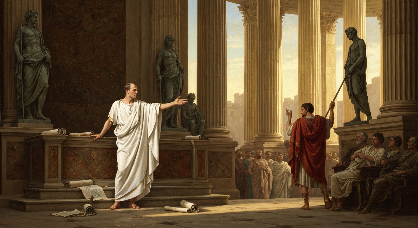 시골뜨기 키케로가 로마 최고 변호사를 무너뜨렸다