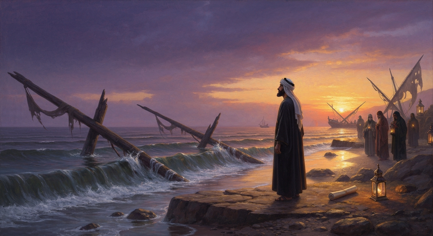 이븐 할둔은 가족 전원을 한 번에 바다에서 잃었다