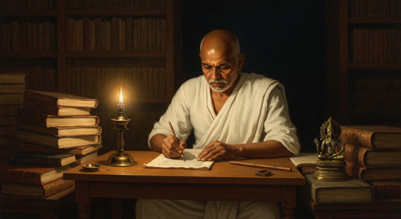 14세기 힌두 학자 마드하바가 적이었던 차르바카를 책 한 권에 남겼다