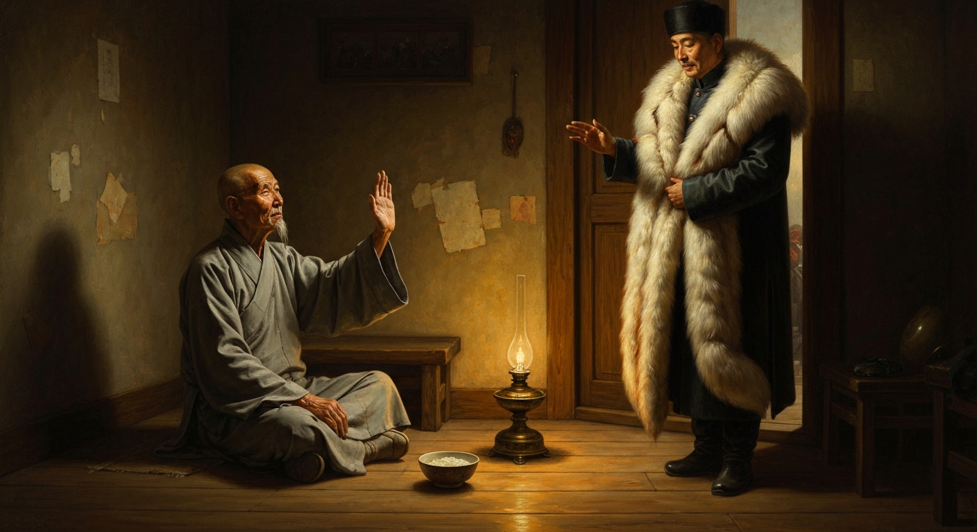 공자 손자 자사는 20일에 아홉 끼만 먹었다